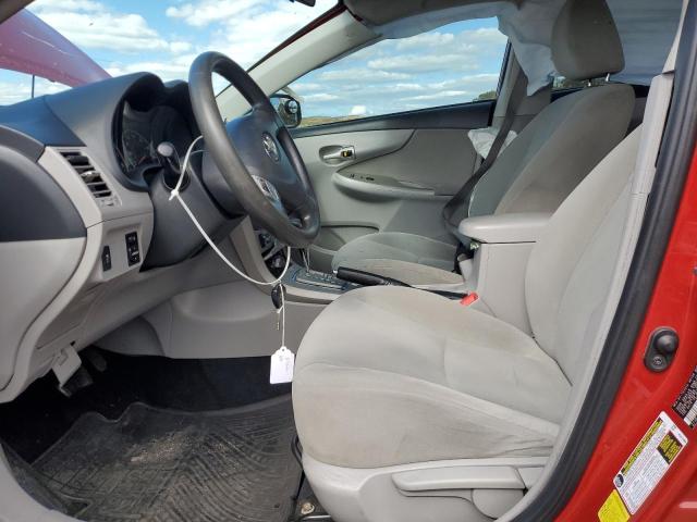 2T1BU4EE5DC953890 - 2013 TOYOTA COROLLA BASE Czerwony zdjęcie 7