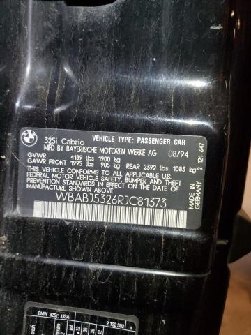WBABJ5326RJC81373 - 1994 BMW 325 IC BLACK photo 13