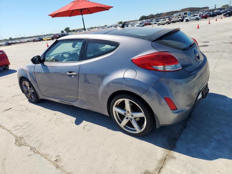 KMHTC6AD8FU240287 - 2015 HYUNDAI VELOSTER ნაცრისფერი ფოტო 2