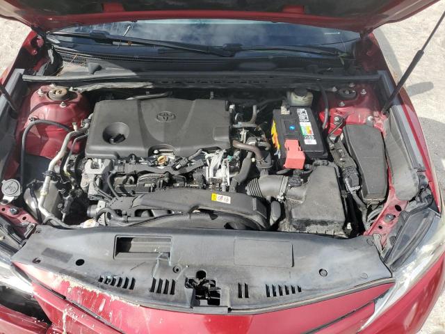 4T1B11HK6JU644030 - 2018 TOYOTA CAMRY L ბურგუნდია ფოტო 11
