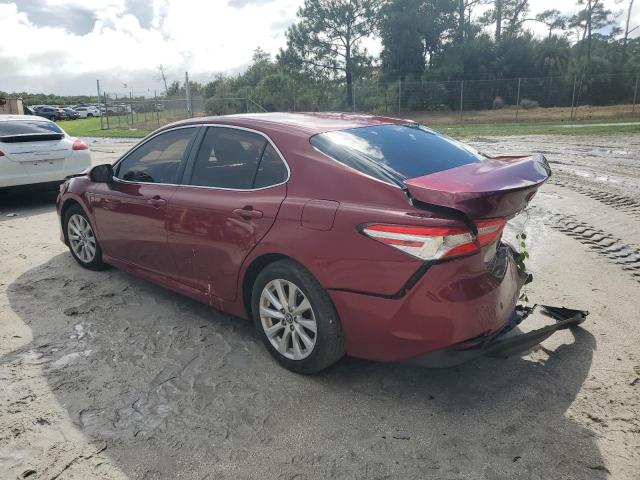 4T1B11HK6JU644030 - 2018 TOYOTA CAMRY L ბურგუნდია ფოტო 2