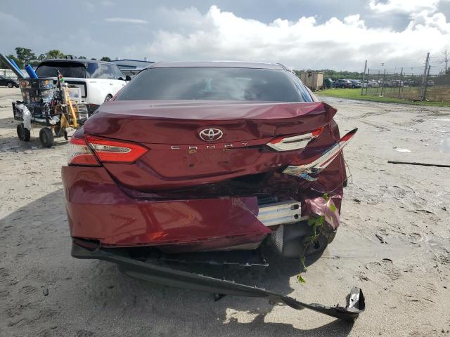 4T1B11HK6JU644030 - 2018 TOYOTA CAMRY L ბურგუნდია ფოტო 6