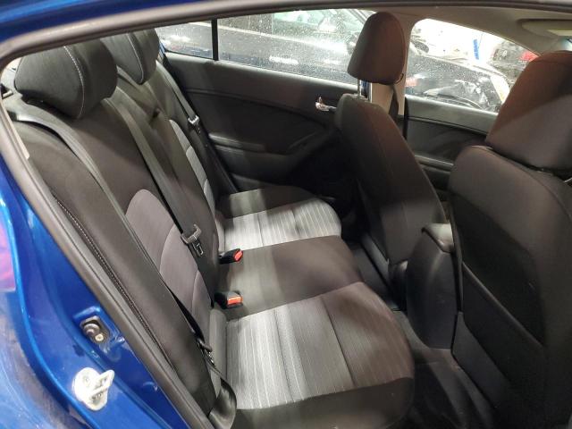 KNAFX4A84F5282105 - 2015 KIA FORTE EX BLUE photo 10