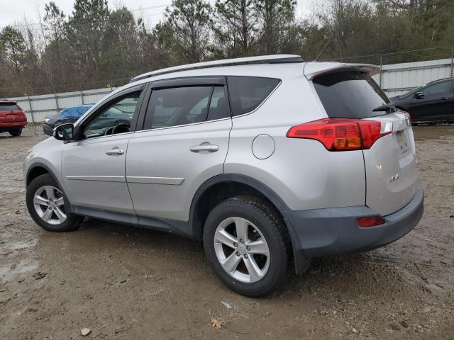 2T3RFREVXEW146584 - 2014 TOYOTA RAV4 XLE SILVER photo 2