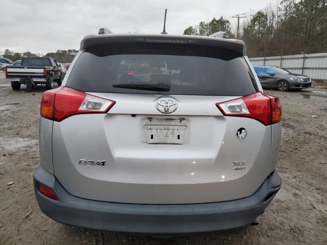 2T3RFREVXEW146584 - 2014 TOYOTA RAV4 XLE SILVER photo 6