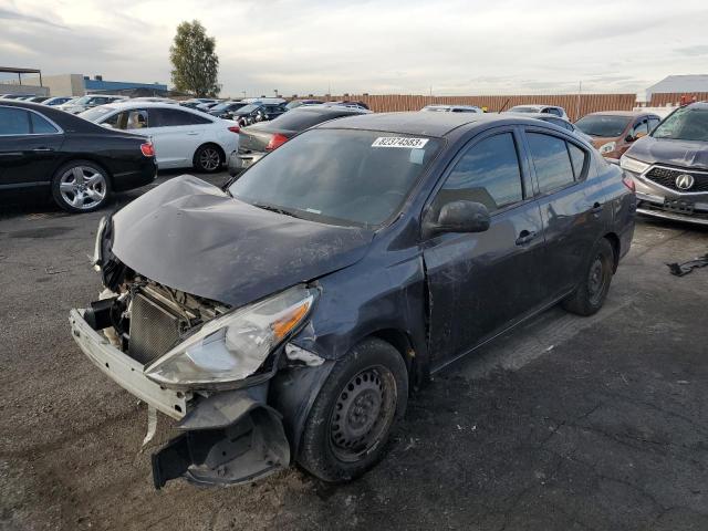 3N1CN7AP0FL924259 - 2015 NISSAN VERSA S BLACK photo 1