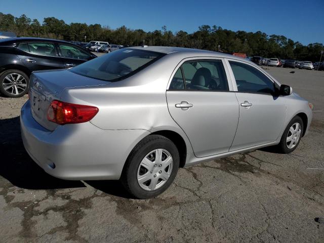 1NXBU4EE2AZ359560 - 2010 TOYOTA COROLLA BASE SILVER photo 3