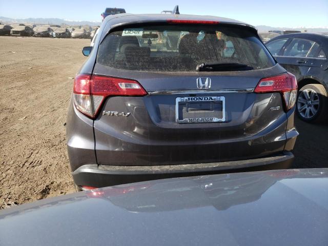 3CZRU6H37KM702100 - 2019 HONDA HR-V LX GRAY photo 6