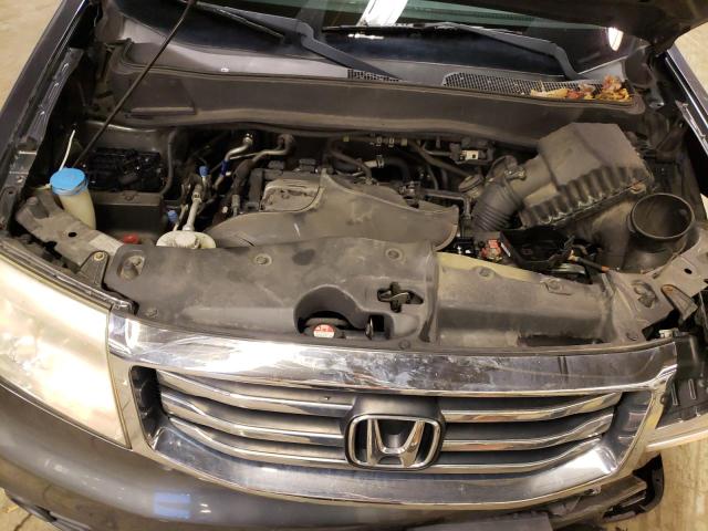 5FNYF3H25DB028683 - 2013 HONDA PILOT LX GRAY photo 12