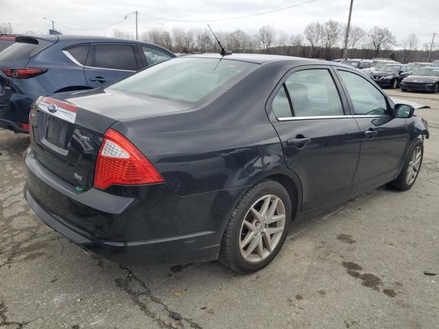 3FAHP0JG1AR232706 - 2010 FORD FUSION SEL BLACK photo 3