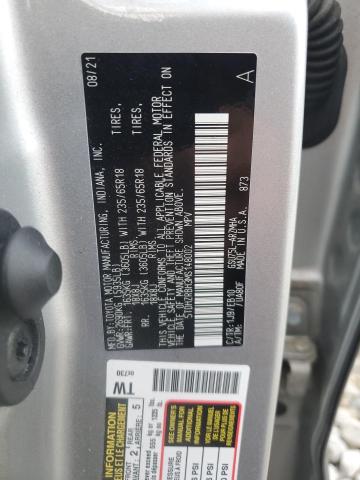 5TDHZRBH3MS148002 - 2021 TOYOTA HIGHLANDER XLE 银色 照片 13
