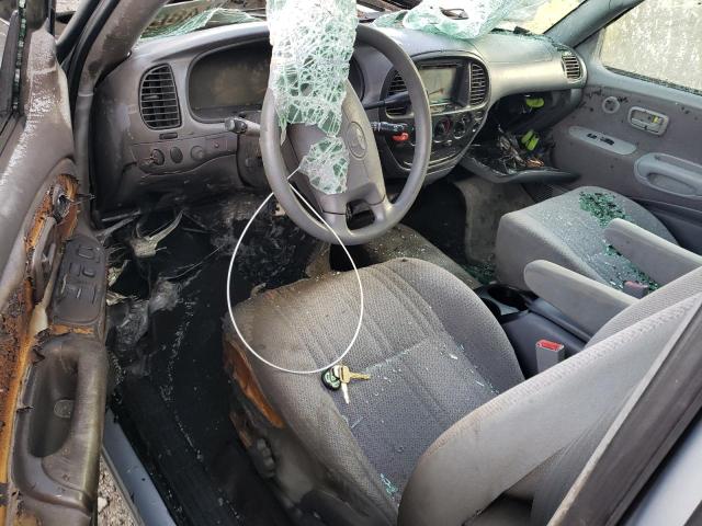 5TBRT3413YS047818 - 2000 TOYOTA TUNDRA ACCESS CAB დამწვარი ფოტო 8