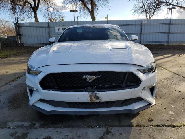 1FA6P8CF4K5106399 - 2019 FORD MUSTANG GT WHITE photo 5