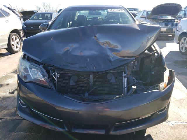 4T1BF1FK1DU250282 - 2013 TOYOTA CAMRY L GRAY photo 5