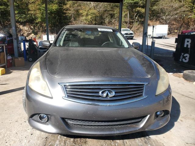 JN1CV6AP5AM403109 - 2010 INFINITI G37 BASE GRAY photo 5