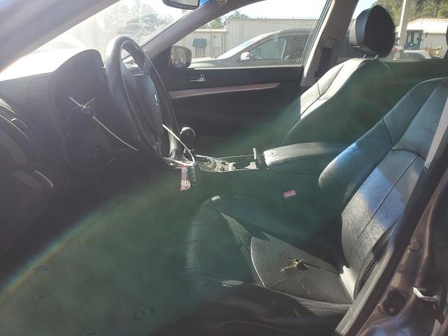 JN1CV6AP5AM403109 - 2010 INFINITI G37 BASE GRAY photo 7