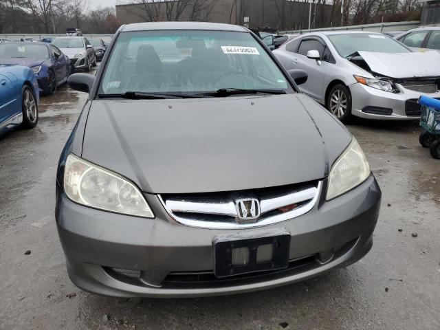 2HGES16385H583400 - 2005 HONDA CIVIC DX VP Grau Foto 5
