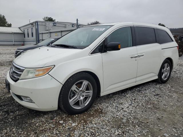 5FNRL5H97DB001605 - 2013 HONDA ODYSSEY TOURING WHITE photo 1