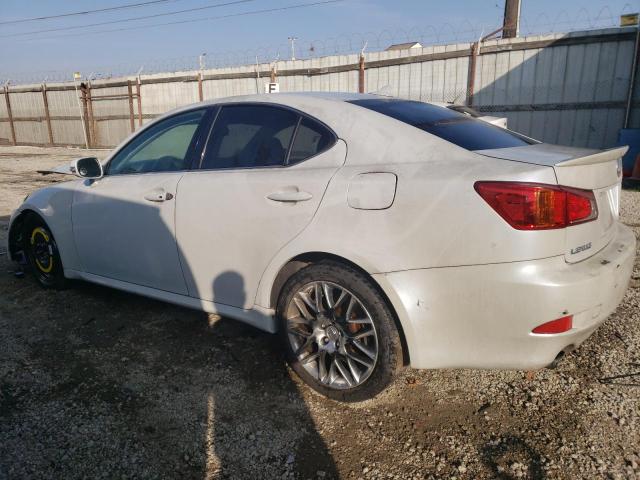 JTHBK262595087691 - 2009 LEXUS IS 250 WHITE photo 2