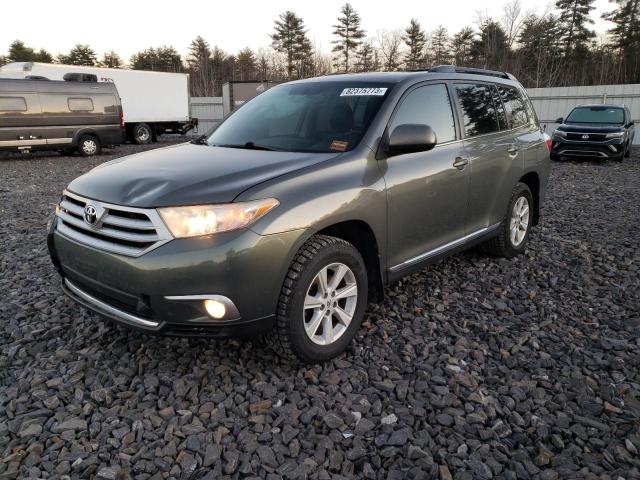 5TDBK3EH9BS066906 - 2011 TOYOTA HIGHLANDER BASE GRAY photo 1