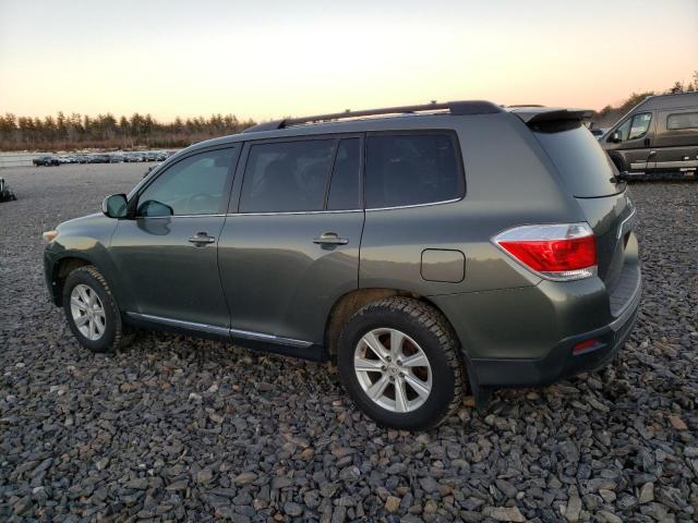 5TDBK3EH9BS066906 - 2011 TOYOTA HIGHLANDER BASE GRAY photo 2