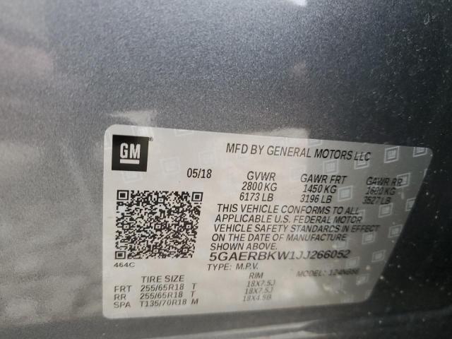 5GAERBKW1JJ266052 - 2018 BUICK ENCLAVE ESSENCE ვერცხლისფერი ფოტო 14