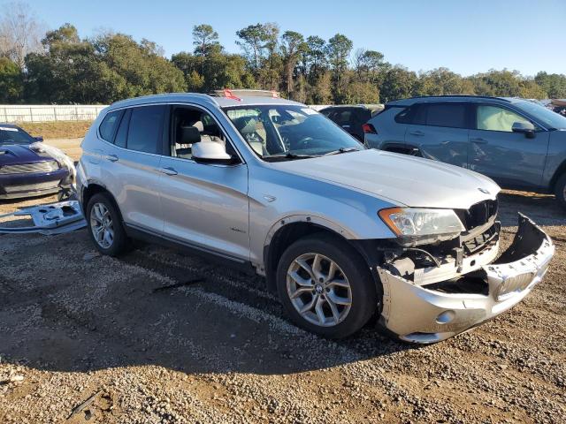 5UXWX7C51BL730585 - 2011 BMW X3 XDRIVE35I SILVER photo 4