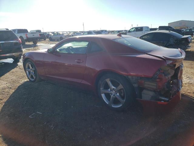 2G1FB1E36D9203069 - 2013 CHEVROLET CAMARO LT RED photo 2