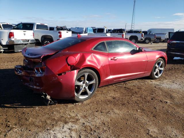 2G1FB1E36D9203069 - 2013 CHEVROLET CAMARO LT RED photo 3