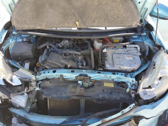 JTDKDTB36D1043456 - 2013 TOYOTA PRIUS C 蓝色 照片 12