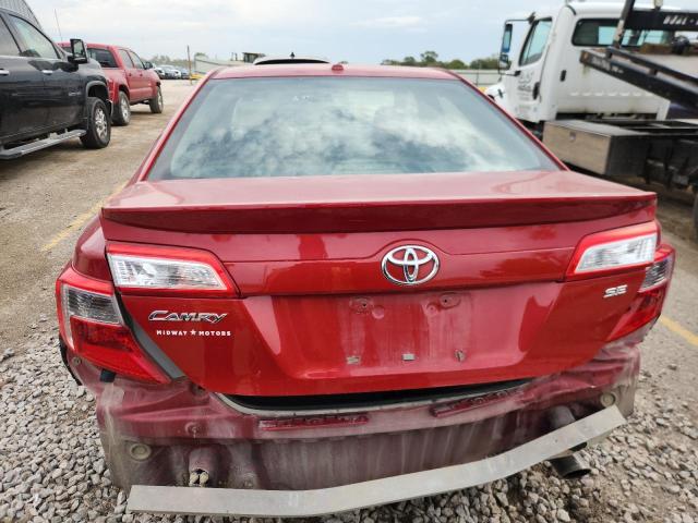 4T1BF1FK1CU597531 - 2012 TOYOTA CAMRY BASE Կարմիր լուսանկար 6