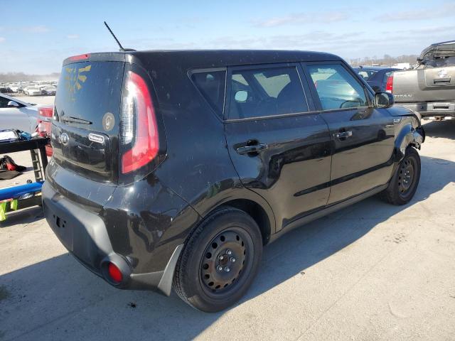 KNDJN2A26F7212824 - 2015 KIA SOUL BLACK photo 3