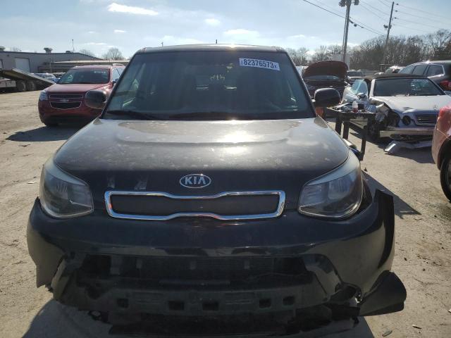 KNDJN2A26F7212824 - 2015 KIA SOUL BLACK photo 5