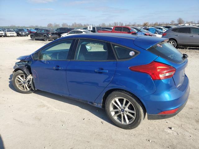 1FADP3K21JL250544 - 2018 FORD FOCUS SE BLUE photo 2