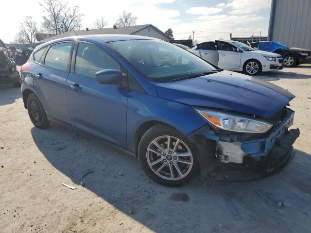 1FADP3K21JL250544 - 2018 FORD FOCUS SE BLUE photo 4