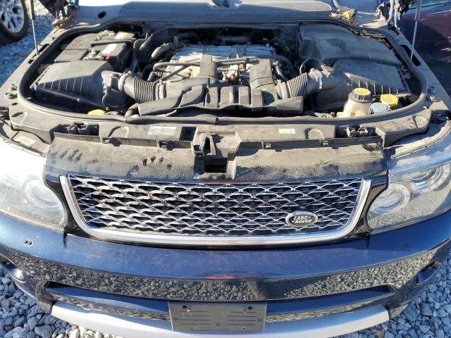 SALSP2E4XCA741761 - 2012 LAND ROVER RANGE ROVE AUTOBIOGRAPHY BLUE photo 12