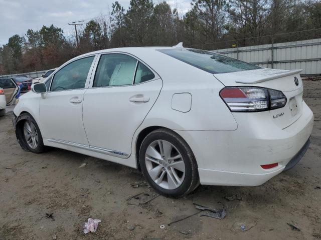 JTHBB1BA7A2004629 - 2010 LEXUS HS 250H WHITE photo 2