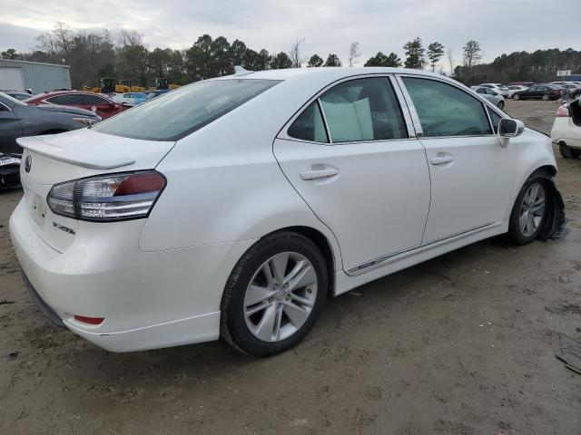 JTHBB1BA7A2004629 - 2010 LEXUS HS 250H WHITE photo 3