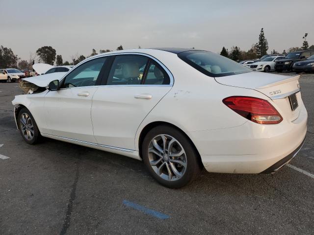 55SWF4JB5GU162149 - 2016 MERCEDES-BENZ C 300 WHITE photo 2