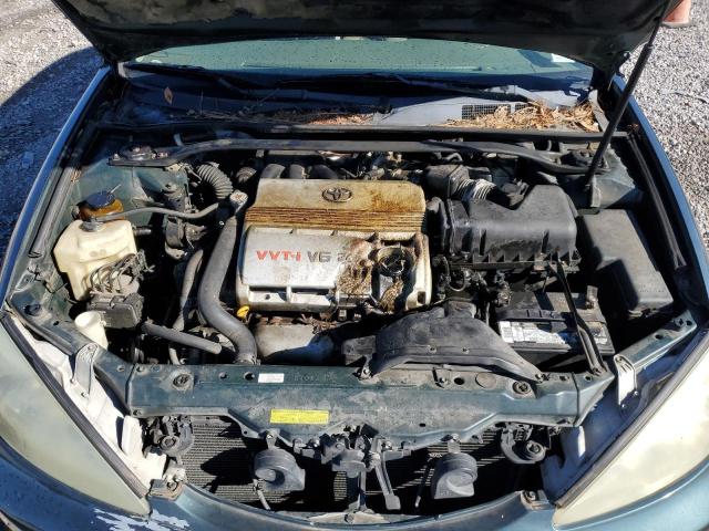 4T1BF32K84U072730 - 2004 TOYOTA CAMRY LE GREEN photo 11