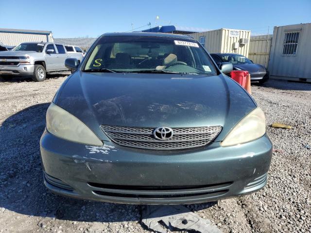 4T1BF32K84U072730 - 2004 TOYOTA CAMRY LE GREEN photo 5