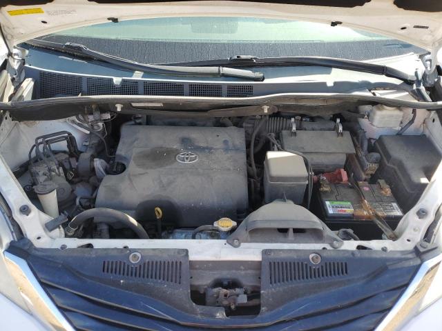 5TDJK3DC7DS066388 - 2013 TOYOTA SIENNA LE Ақ фото 12