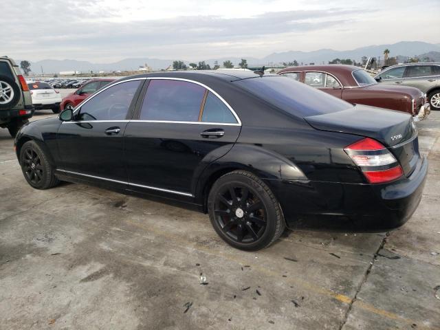 WDDNG71X57A149228 - 2007 MERCEDES-BENZ S 550 BLACK photo 2