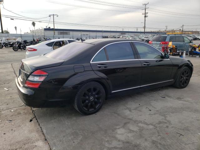 WDDNG71X57A149228 - 2007 MERCEDES-BENZ S 550 BLACK photo 3