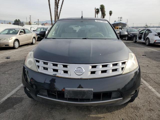 JN8AZ08W65W404030 - 2005 NISSAN MURANO SL BLACK photo 5