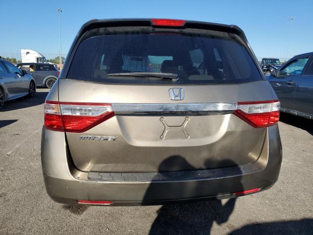 5FNRL5H28BB021474 - 2011 HONDA ODYSSEY LX GOLD photo 6