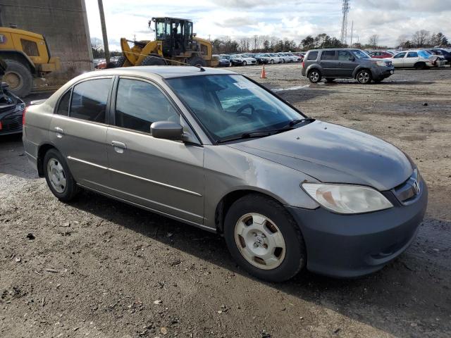 JHMES96675S015864 - 2005 HONDA CIVIC HYBRID SILVER photo 4