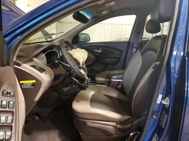 KM8JUCAC6DU783418 - 2013 HYUNDAI TUCSON GLS BLUE photo 7