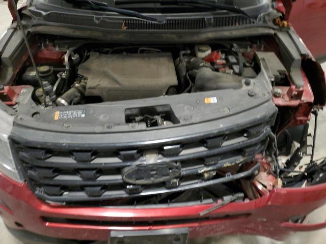 1FM5K8GT5GGB92401 - 2016 FORD EXPLORER SPORT RED photo 12