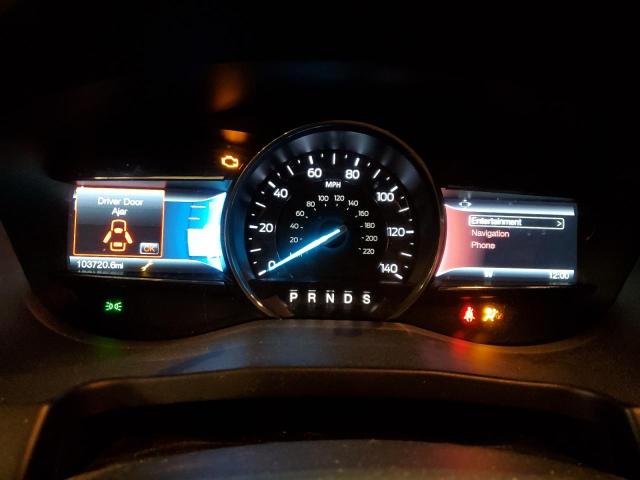 1FM5K8GT5GGB92401 - 2016 FORD EXPLORER SPORT RED photo 9